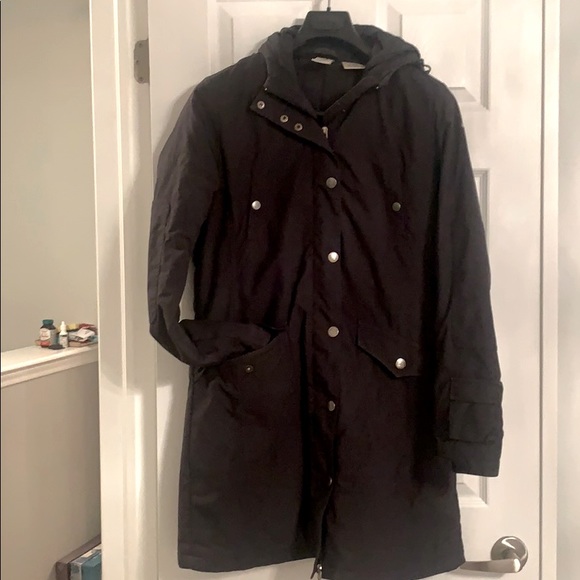 Adidas long navy blue winter coat - Picture 1 of 6
